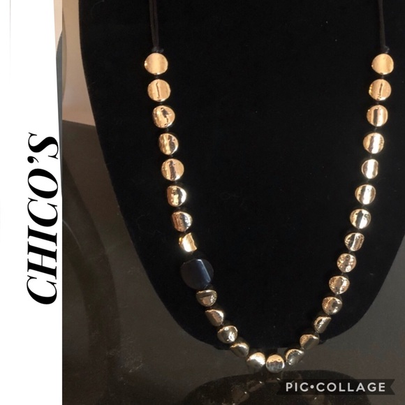 Chicos Gold Tone Necklace-Meet Me On Dance Floor - Picture 1 of 5